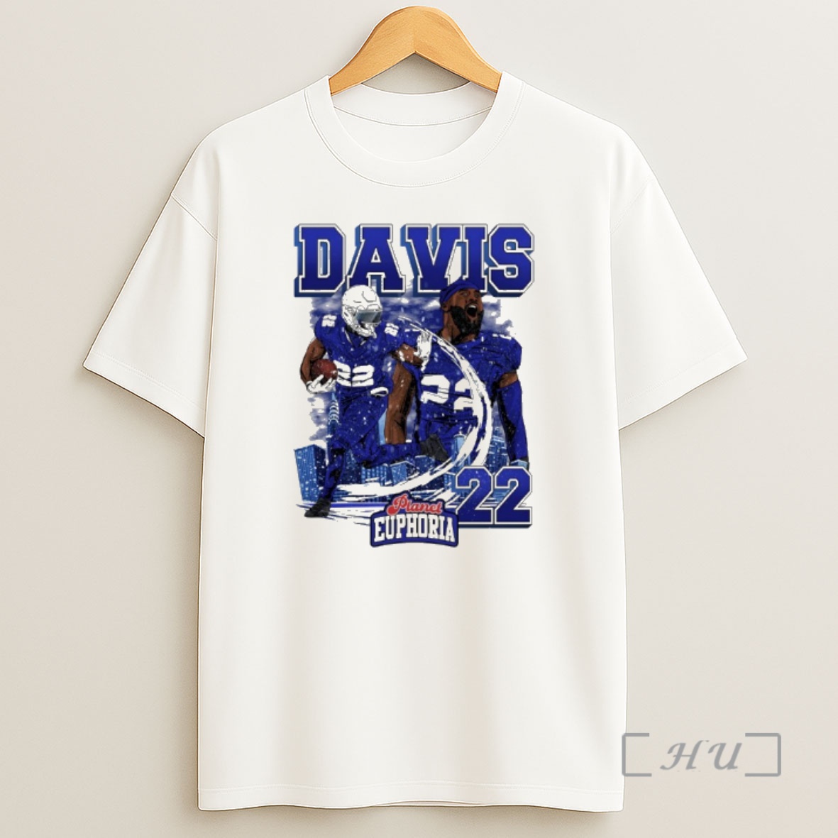 Officials Ray Davis 22 Buffalo Bills Player City Skyline Graphic Shirt Sweatshirt Tee