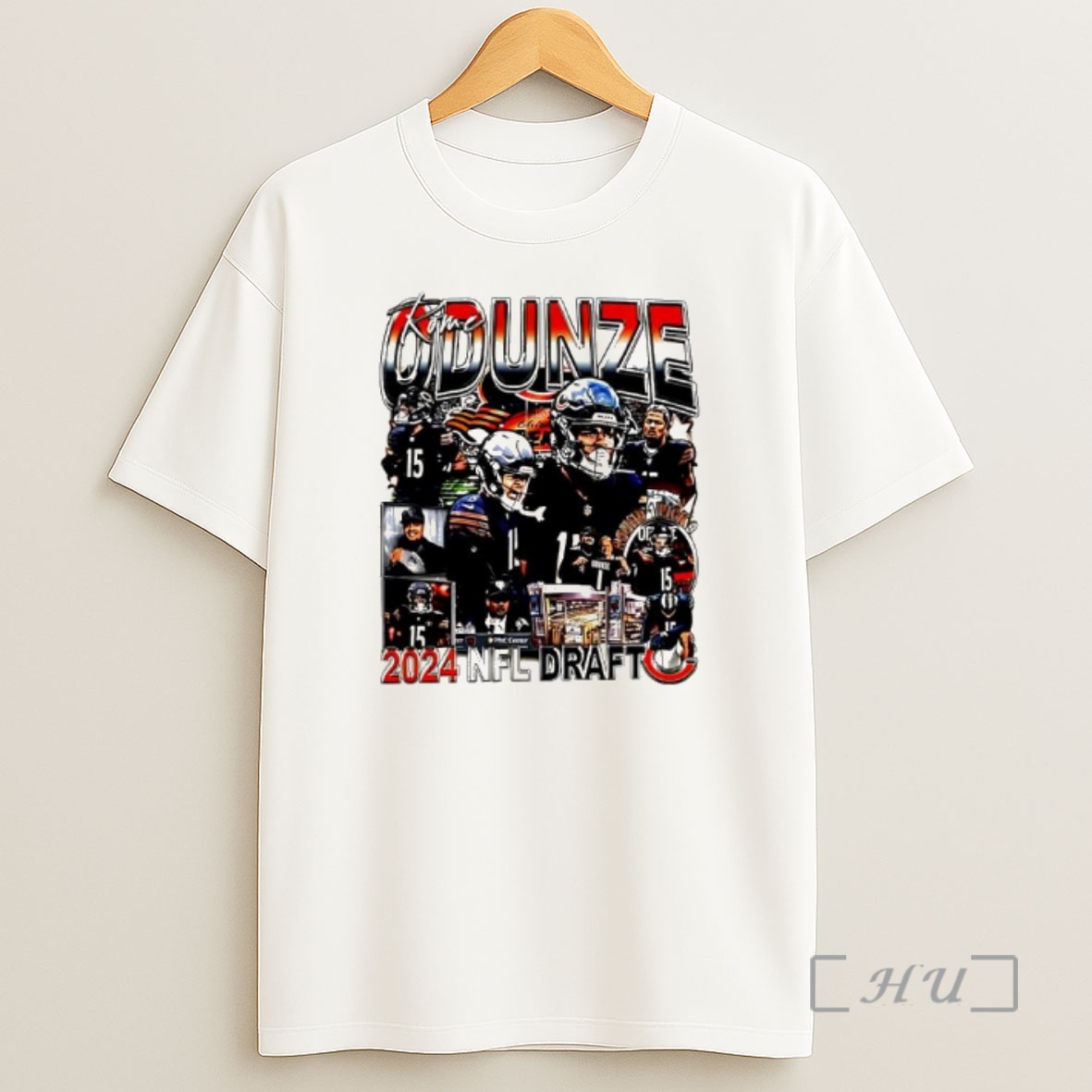 Officials Rome Odunze Chicago Bears 2024 Nfl Draft Graphic Shirt Sweatshirt Tee