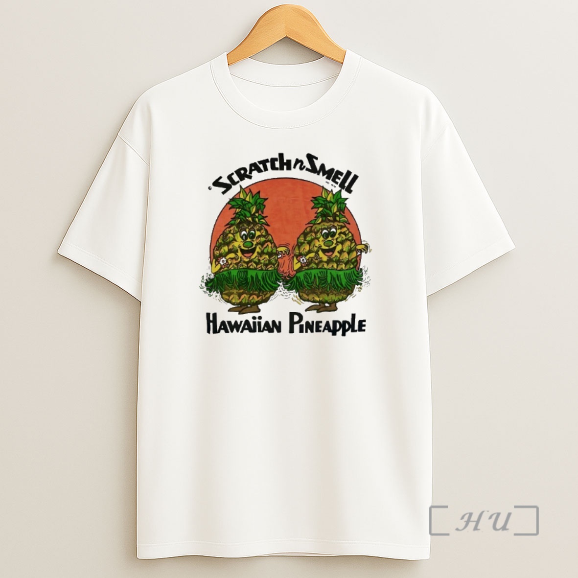 Officials Scratch N Smell Hawaiian Pineapple Shirt Sweatshirt Tee