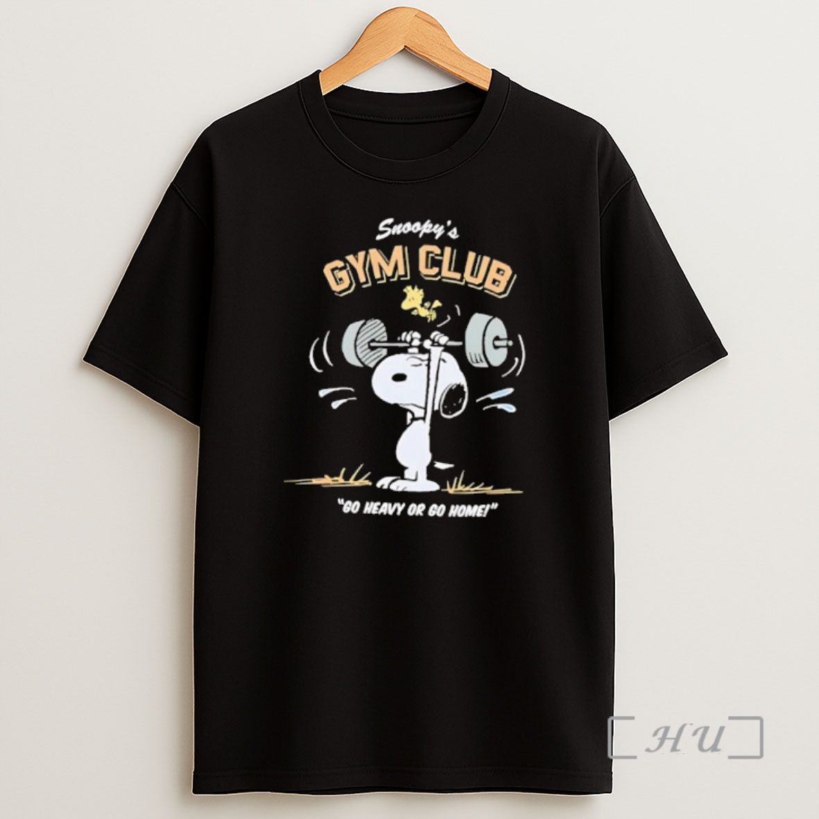 Officials Snoopys Gym Club Go Heavy Or Go Home Shirt Sweatshirt Tee