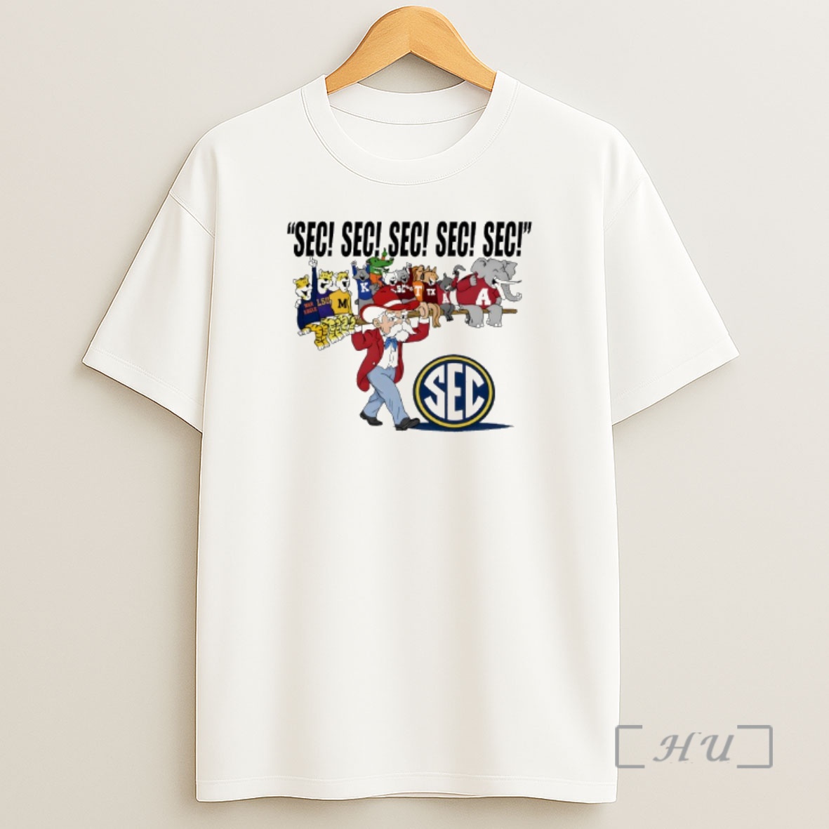 Officials Southeastern Conference Sec Sec Sec Sec Sec Mascots Logo Shirt Sweatshirt Tee
