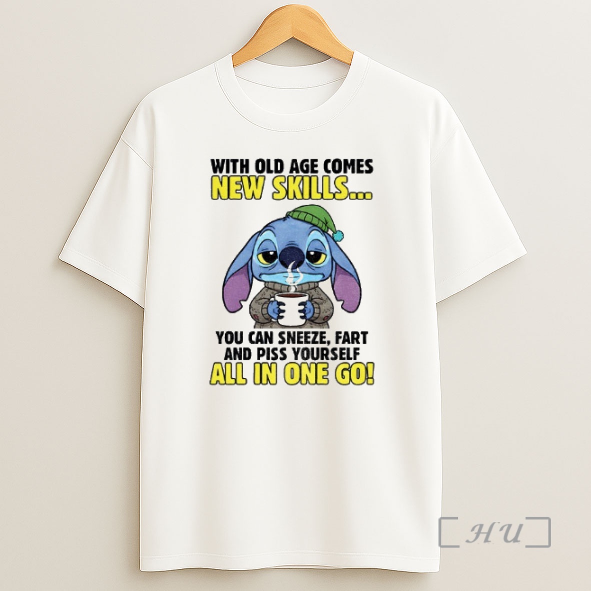 Officials Stitch With Old Age Comes New Skills You Can Sneeze Fart And Piss Yourself All In One Go Shirt Sweatshirt Tee