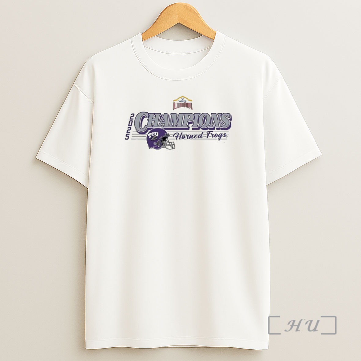 Officials Tcu Horned Frogs 2025 Alamo Bowl Champions Helmet Shirt Sweatshirt Tee