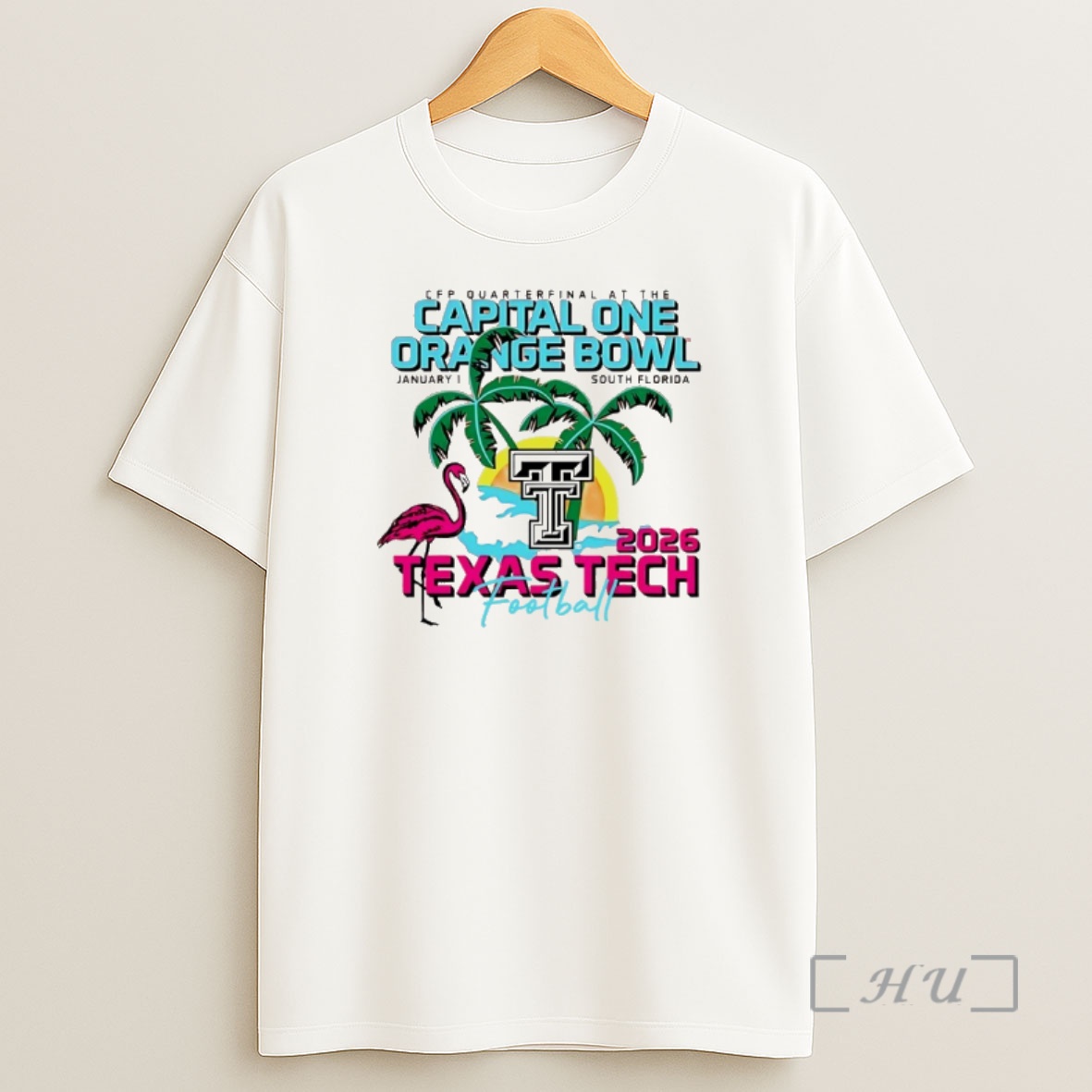 Officials Texas Tech Red Raiders 2026 Capital One Orange Bowl Game Shirt Sweatshirt Tee
