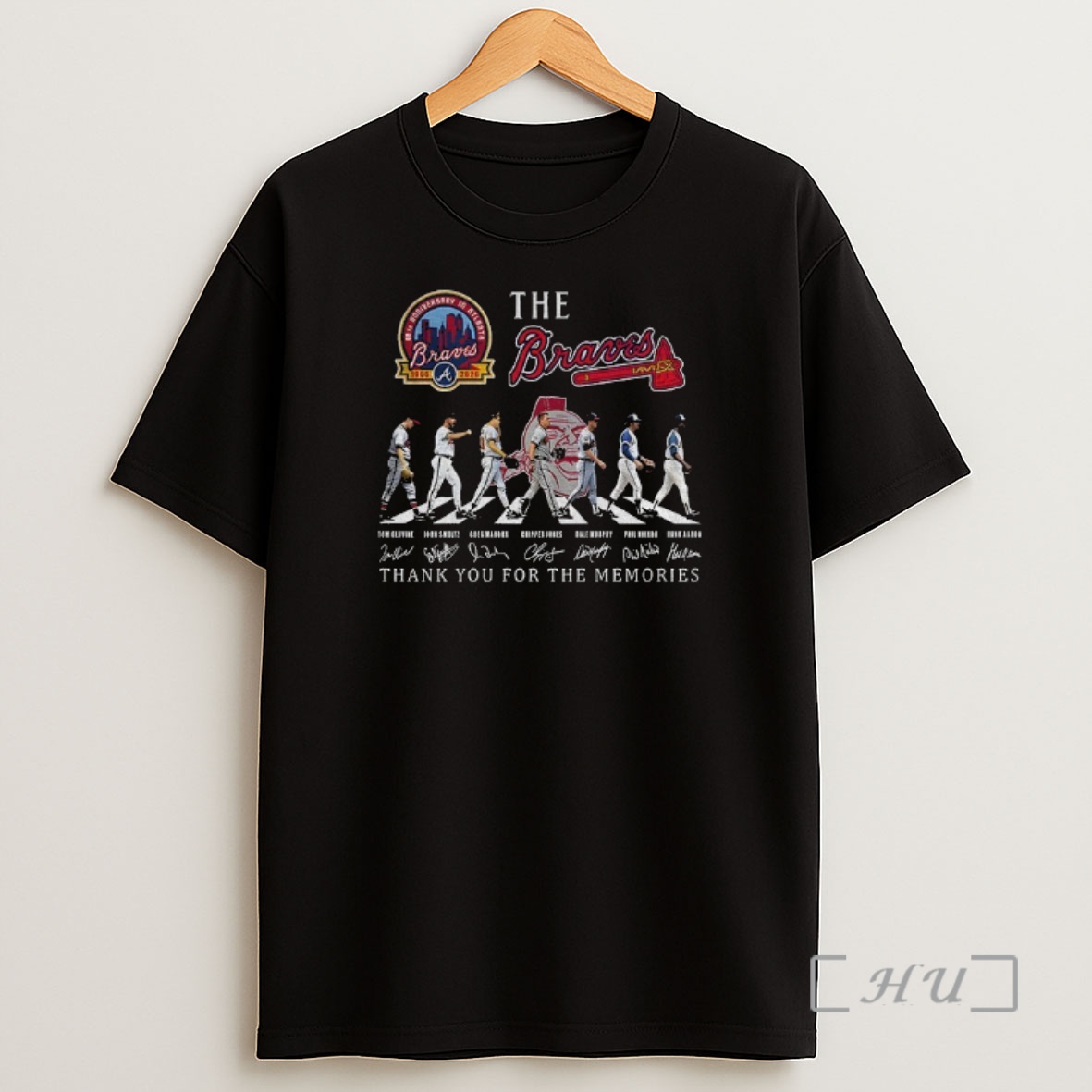Officials The Atlanta Braves Baseball Abbey Roads Thank You For The Memories Signature Shirt Sweatshirt Tee