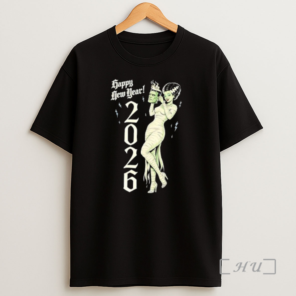 Officials The Bride Of Frankenstein Happy New Year 2026 Shirt Sweatshirt Tee