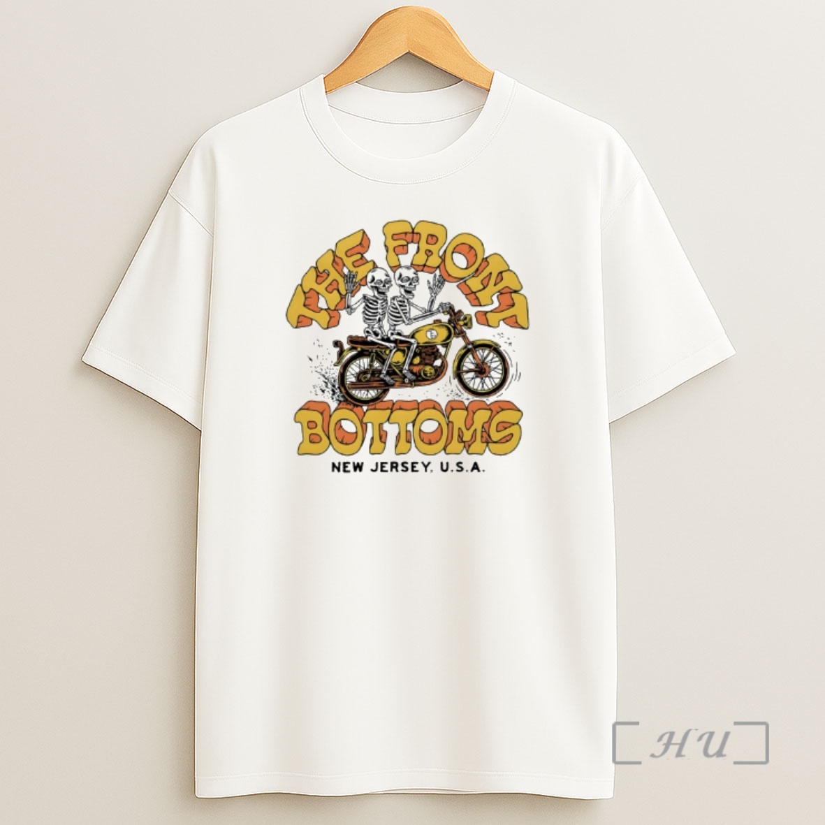 Officials The Front Bottoms Laugh Motorcycle Skeletons Shirt Sweatshirt Tee
