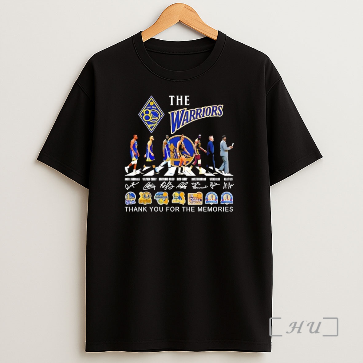 Officials The Golden State Warriors Players Abbey Road 80th Anniversary 1946 2026 Thank You For The Memories Shirt Sweatshirt Tee