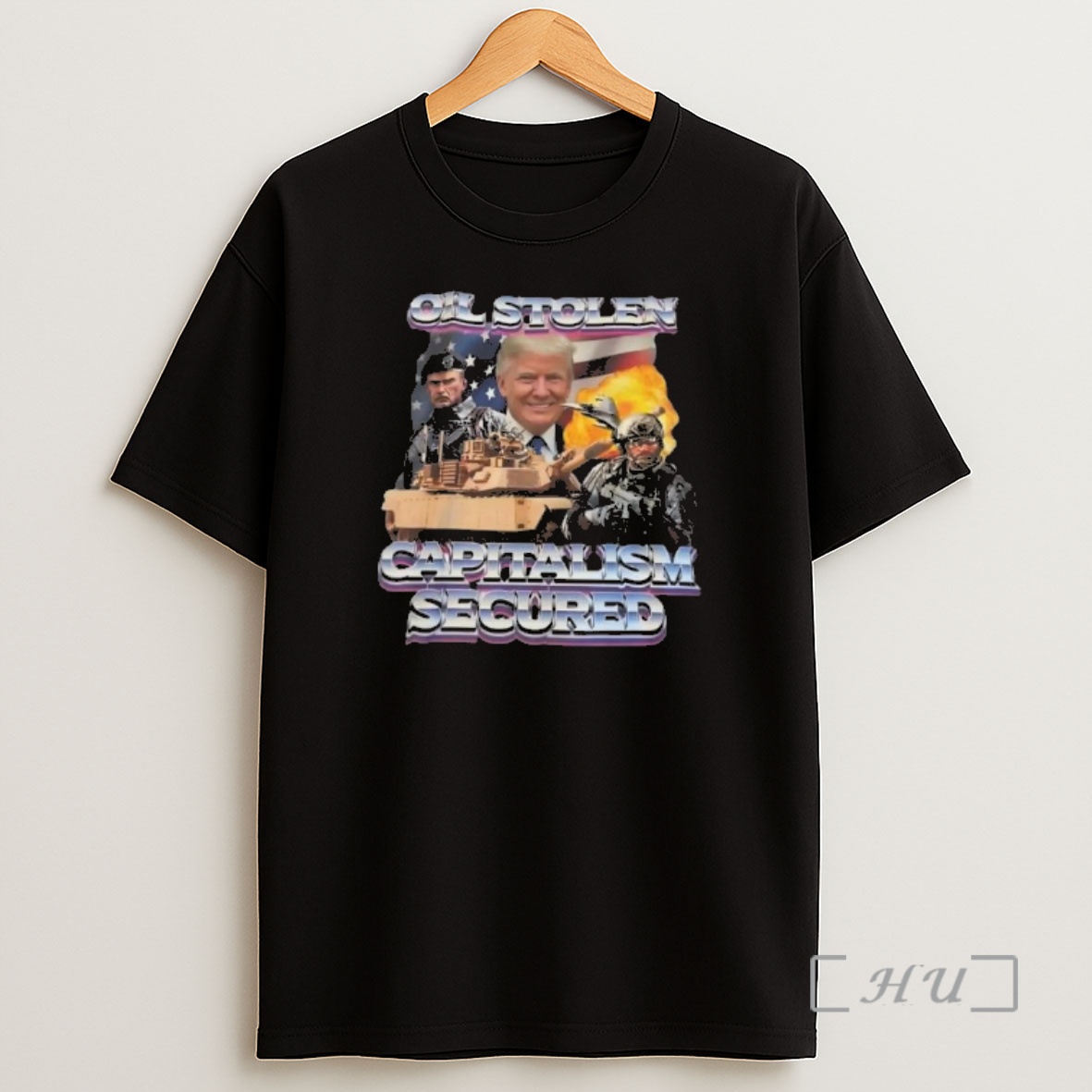 Officials Trump Oil Stolen Capitalism Secured Shirt Sweatshirt Tee