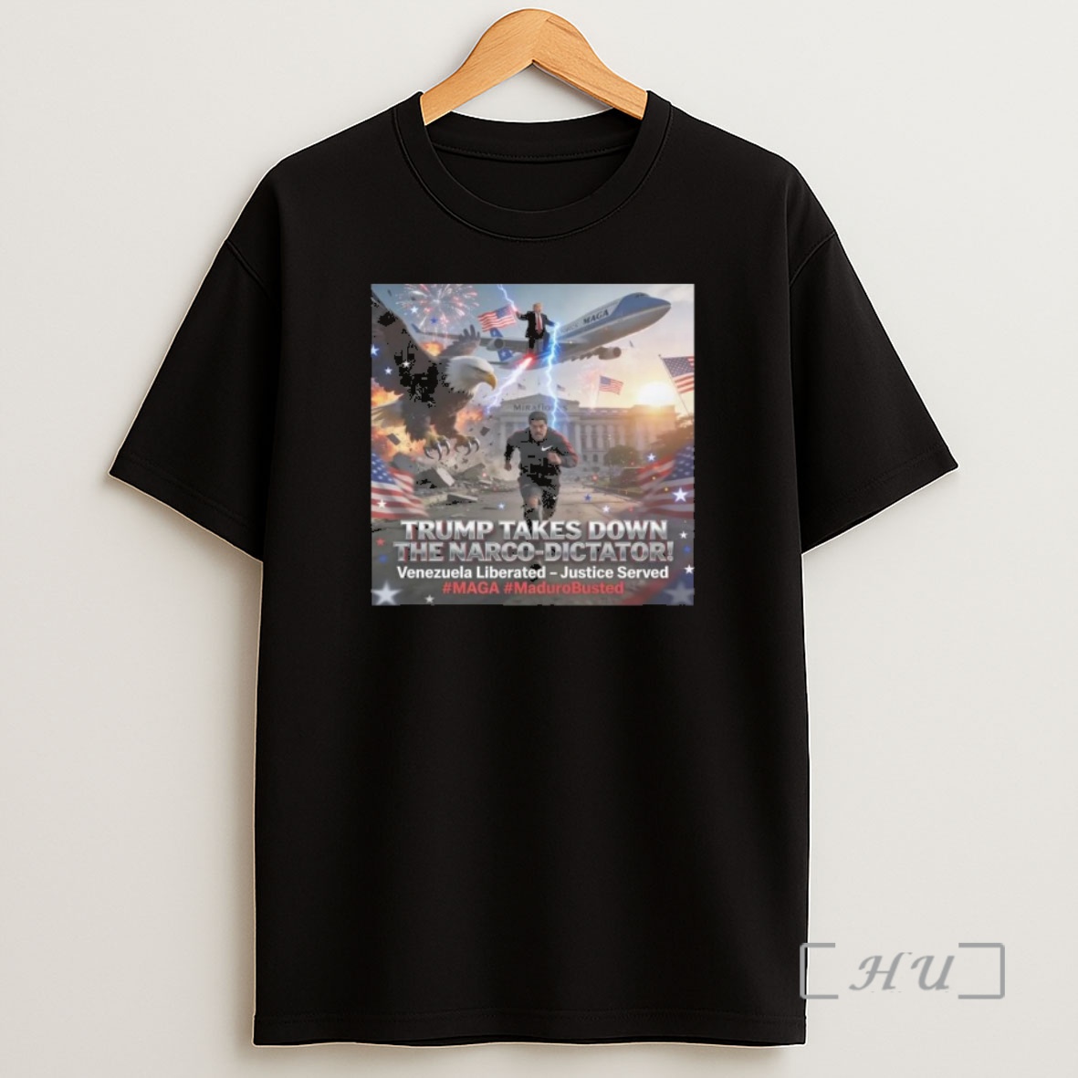 Officials Trump Takes Down The Narco Dictator Maduro Capturado Venezuela Libre Shirt Sweatshirt Tee