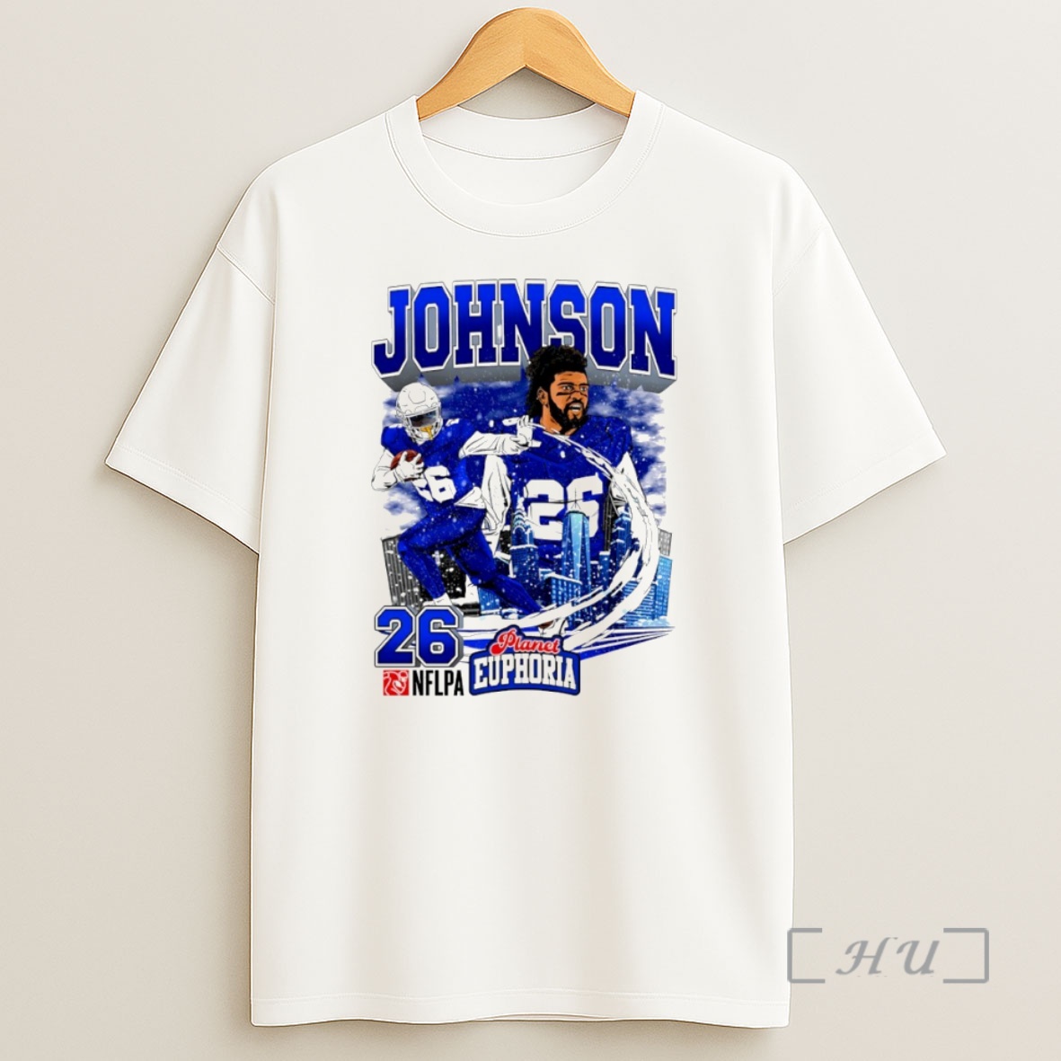 Officials Ty Johnson 26 Buffalo Bills Running Back Comic Circle Shirt Sweatshirt Tee