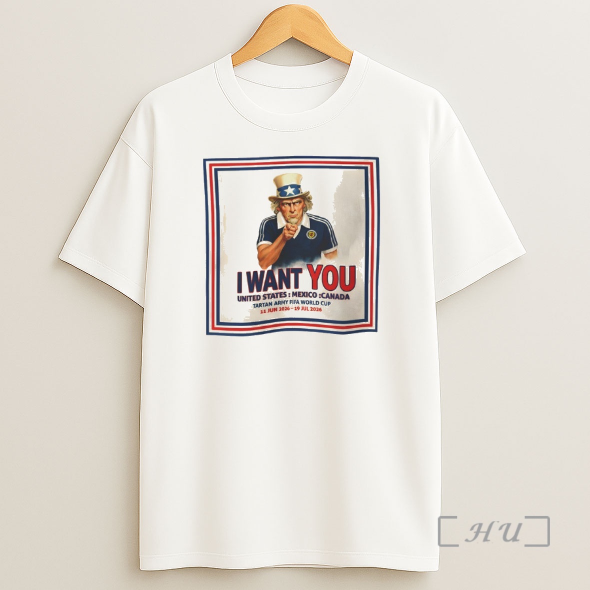Officials Uncle Sam Scotland I Want You Fifa World Cup Shirt Sweatshirt Tee