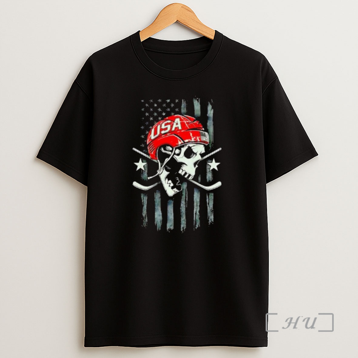 Officials Usahockey Skull Graphic Shirt Sweatshirt Tee
