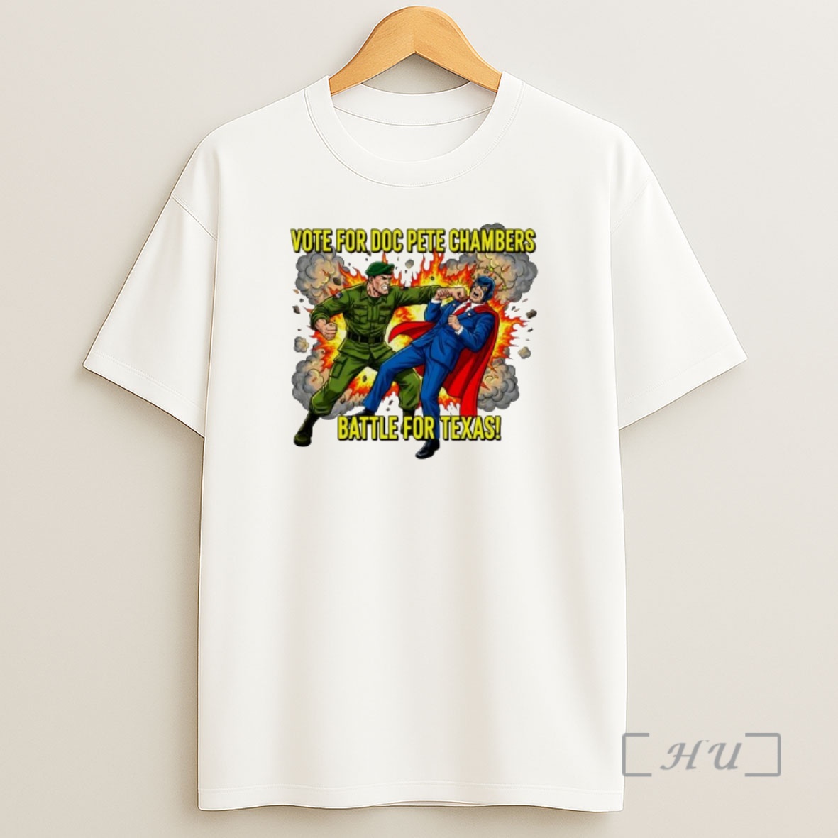 Officials Vote For Doc Pete Chambers Green Beret Battle For Texas Graphic Shirt Sweatshirt Tee
