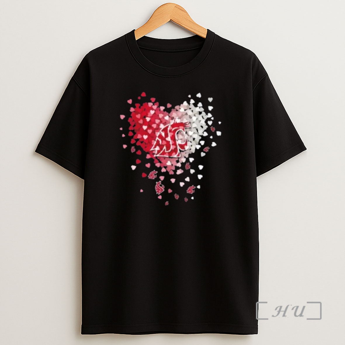 Officials Washington State Cougars Football Fans Hearts And Soul Shirt Sweatshirt Tee