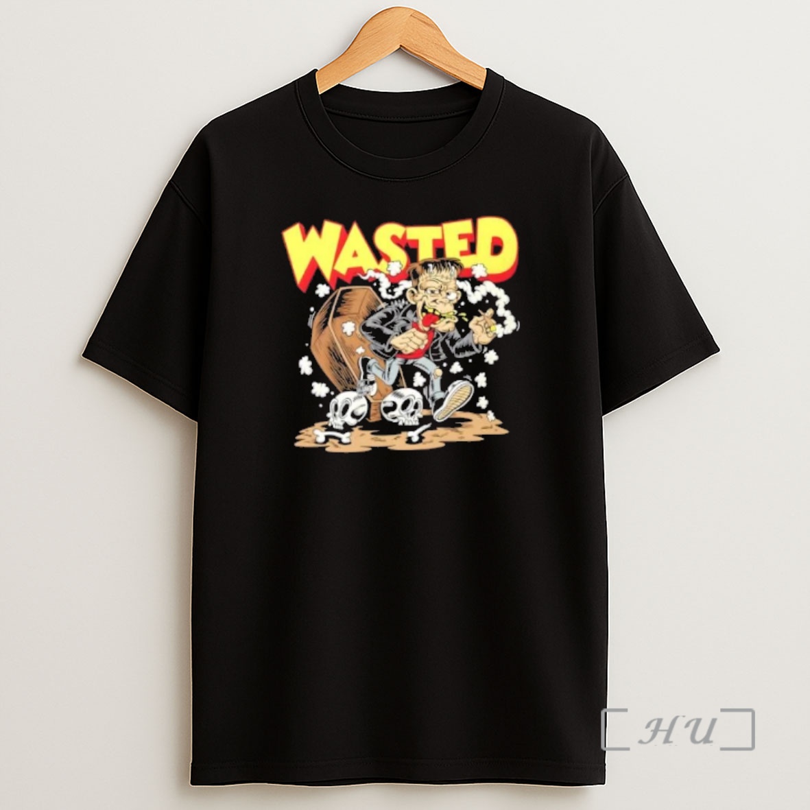 Officials Wasted Frankenstein Monster Punk Rock Shirt Sweatshirt Tee