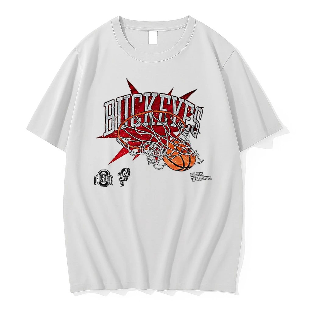 Ohio State Buckeyes Mens Basketball 2026 Logo Woman Shirts