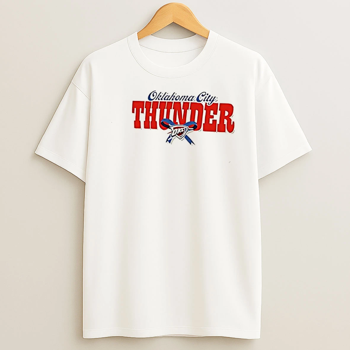 Oklahoma City Thunder Bow And Banners Backer Shirts
