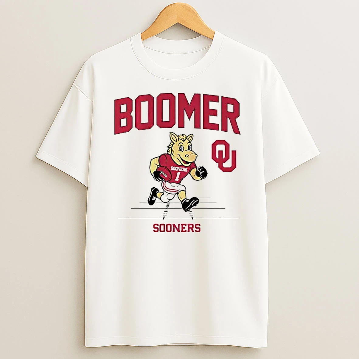 Oklahoma Football Gridiron Mascot Boomer Shirts