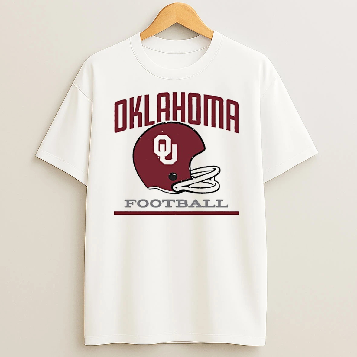 Oklahoma Sooners Football Vintage Helmet Shirts