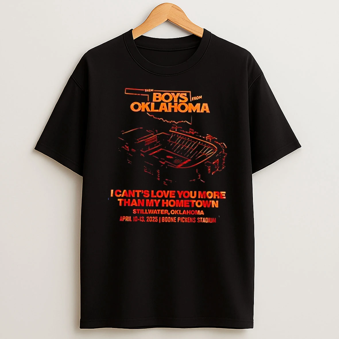 Oklahoma State Cowboys Cross Canadian Ragweed 2026 Show Shirts