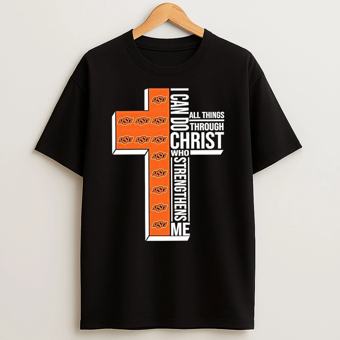 Oklahoma State Cowgirls Womens Basketball I Can All Things Do Through Christ Who Strengthens Me Shirts