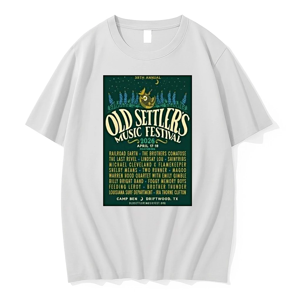 Old Settlers Music Festival April 17 19 2026 Driftwood Tx Shirts
