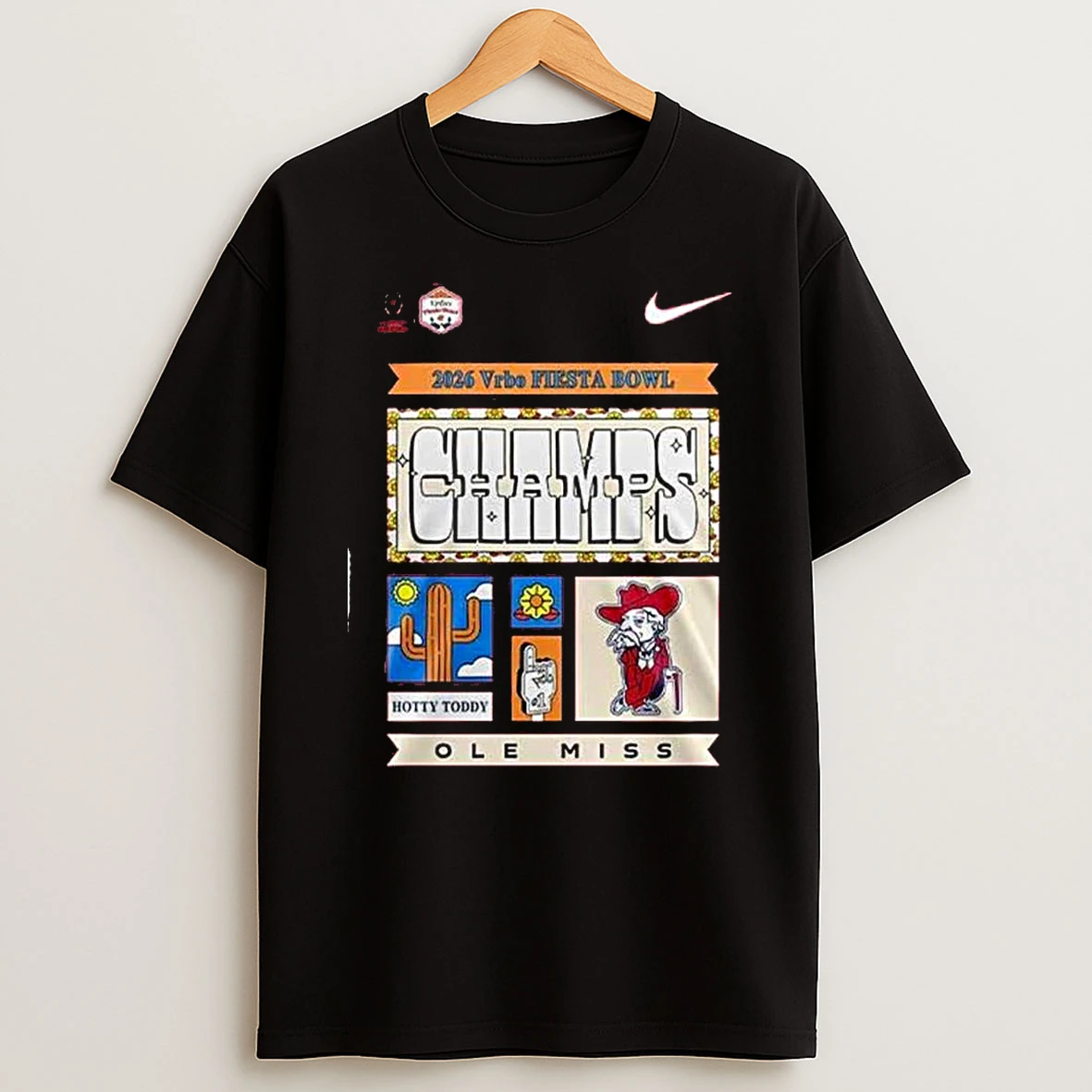 Ole Miss 2026 Vrbo Fiesta Bowl Champs Hotty Toddy Shirts