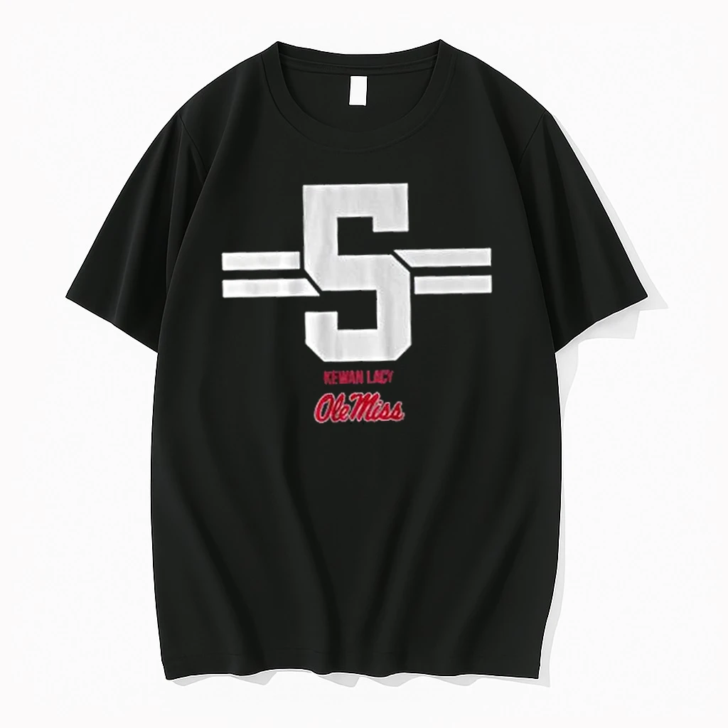 Ole Miss Football Kewan Lacy 5 Stripe Shirts
