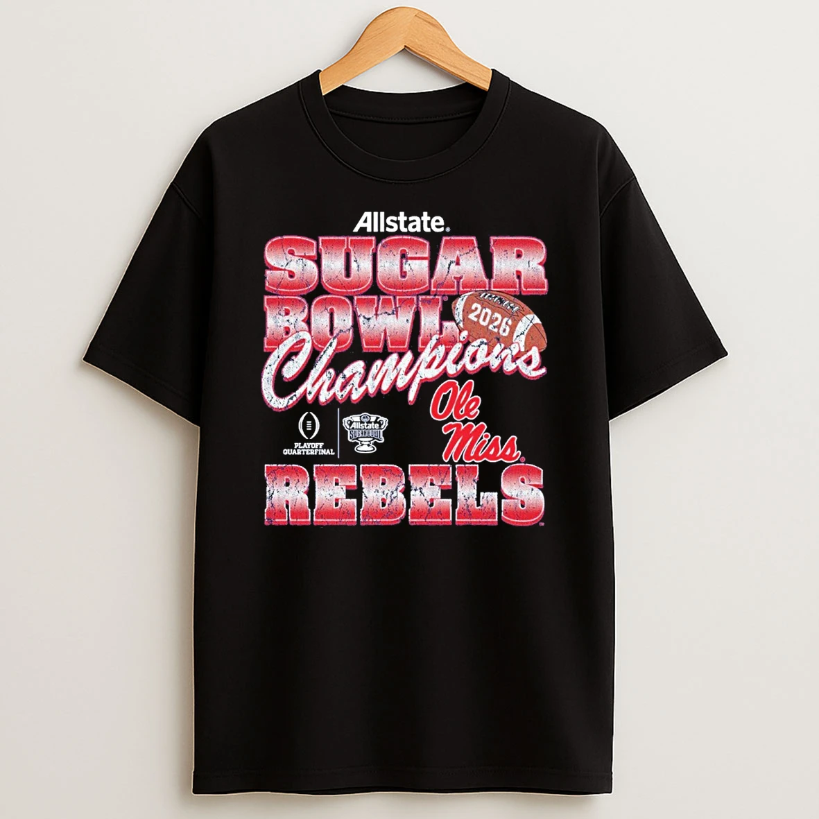 Ole Miss Rebels Football 2026 Allstate Sugar Bowl Champions Vintage Shirts
