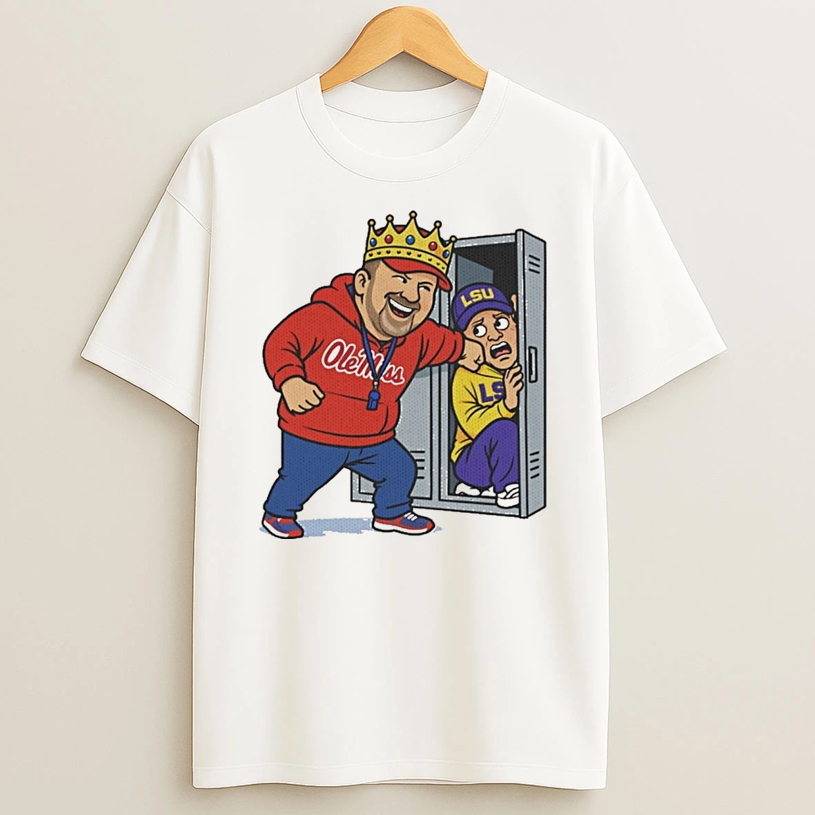 Ole Miss Rebels Vs Lsu Tigers Locker Koozie Shirts