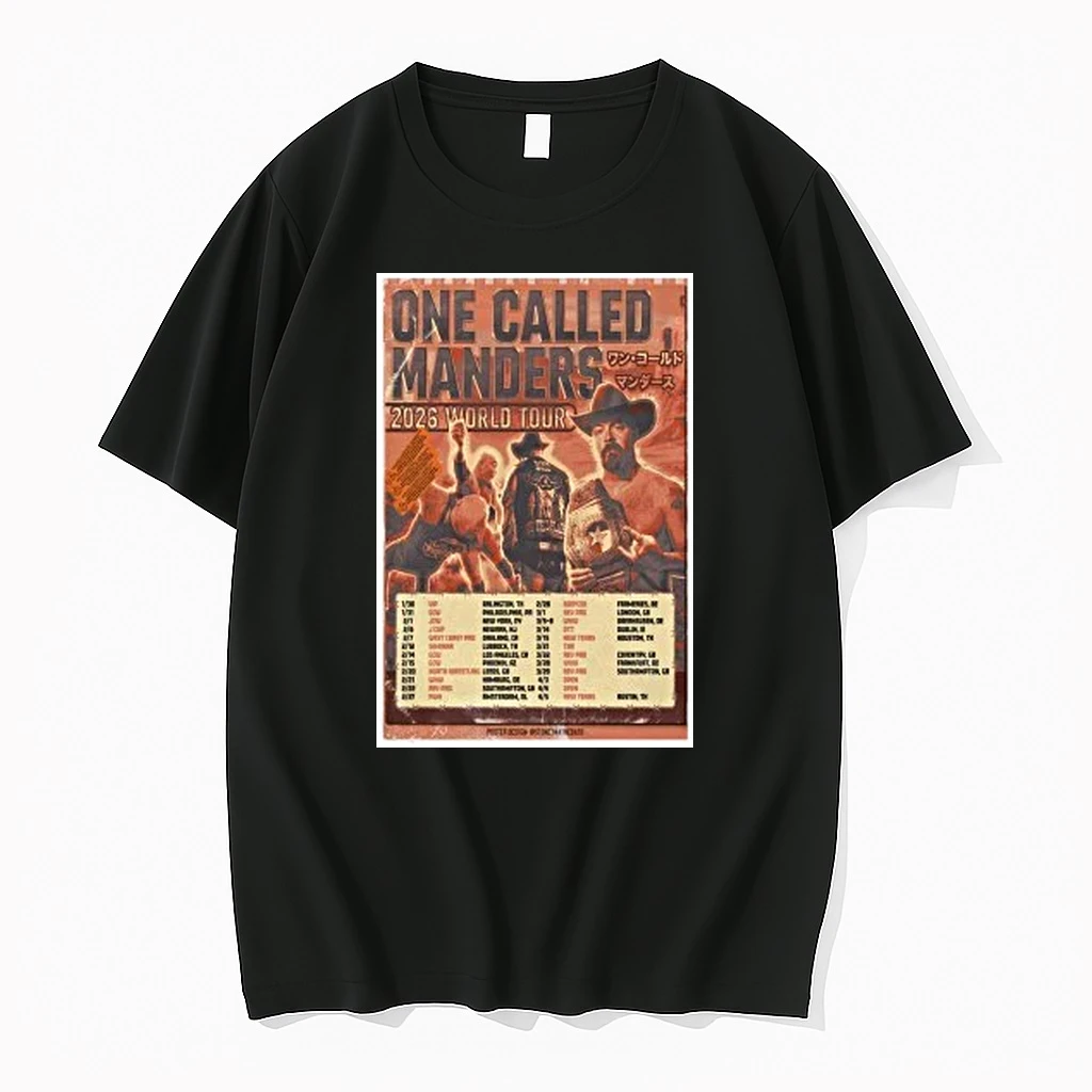 One Called Manders 2026 World Tour Shirts