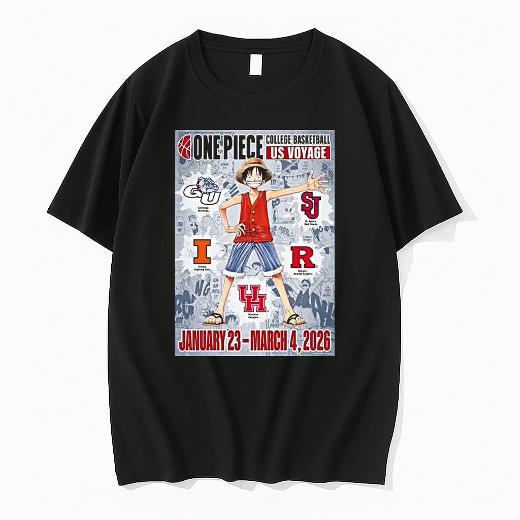 One Piece College Basketball Us Voyage 2026 Teams Shirts