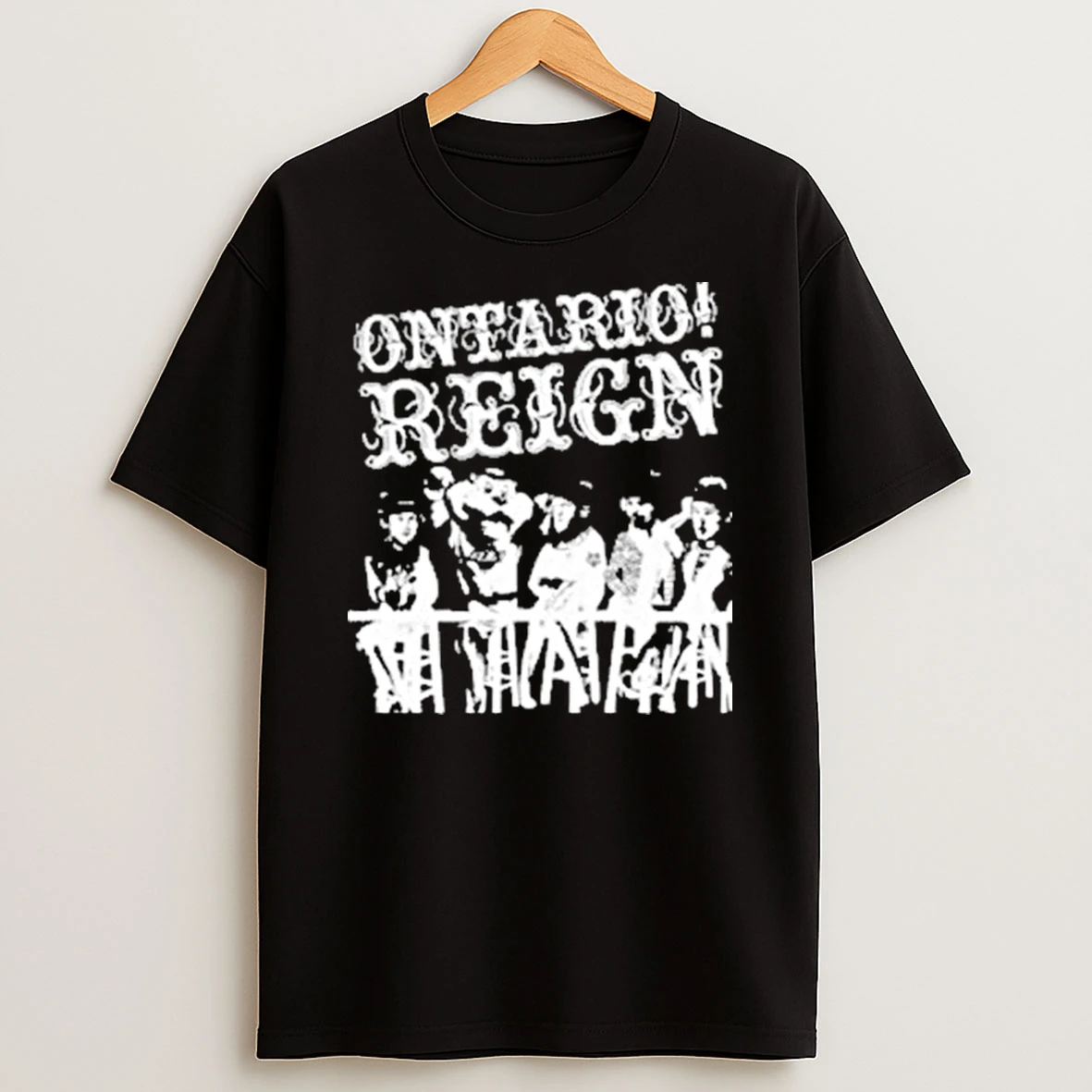 Ontario Reign Ice Hockey Emo Night Panic Shirts