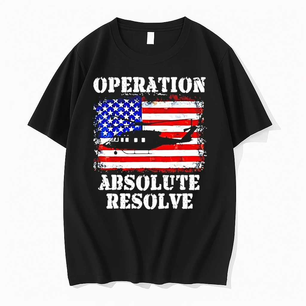 Operation Absolute Resolve American Bravery Usa Flag Shirts