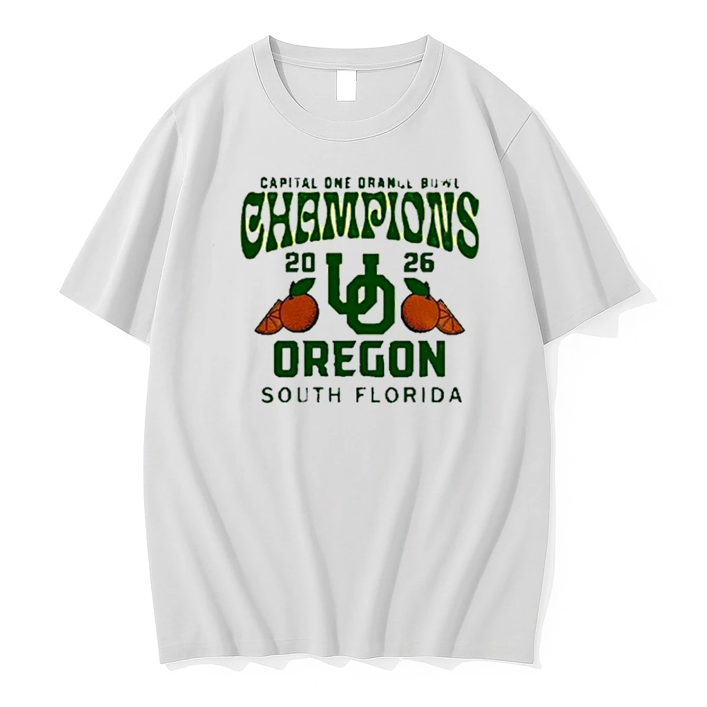 Oregon Ducks 2026 Capital One Orange Bowl Champions Shirts