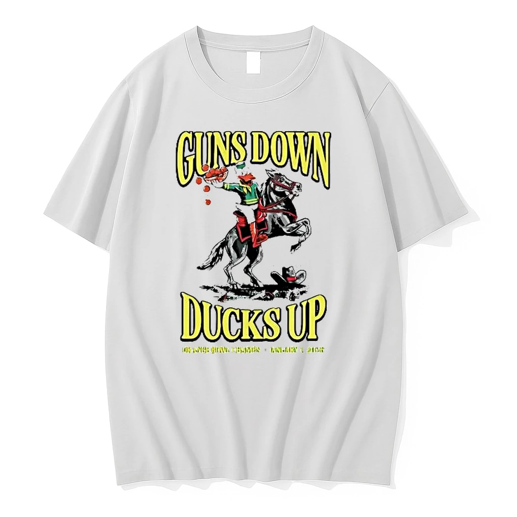 Oregon Ducks 2026 Orange Bowl Champions Guns Down Ducks Up Shirts