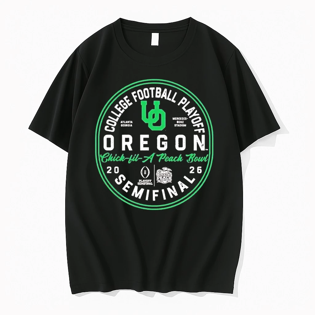 Oregon Ducks 2026 Peach Bowl Bound Cfp Semifinal Shirts
