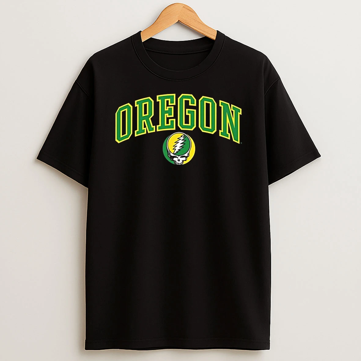 Oregon Ducks X Grateful Dead Arch Syf Logo Shirts