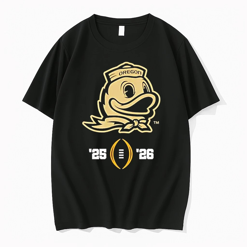 Oregon Football 2026 Cfp Logo Mascot Shirts