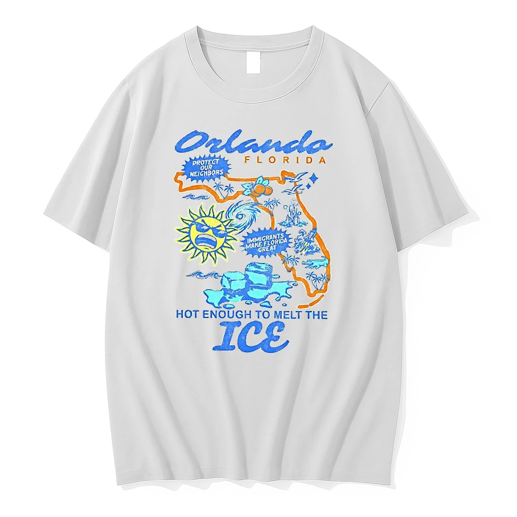 Orlando Florida Hot Enough To Melt The Ice Woman Shirts