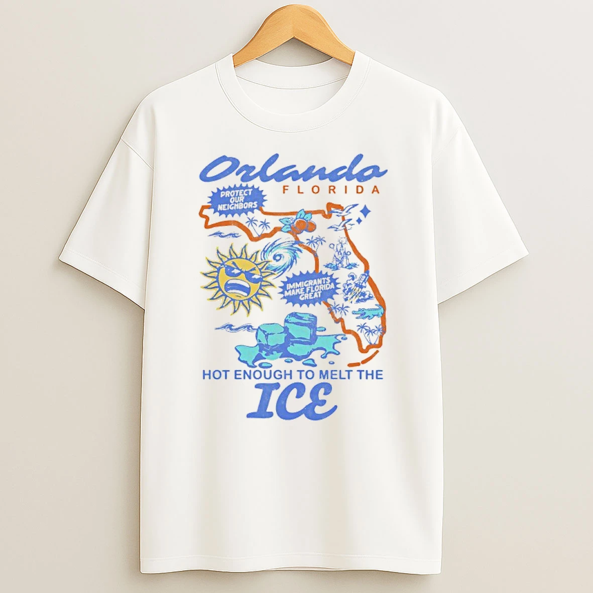 Orlando Florida Lost Bros Hot Enough To Melt The Ice Shirts