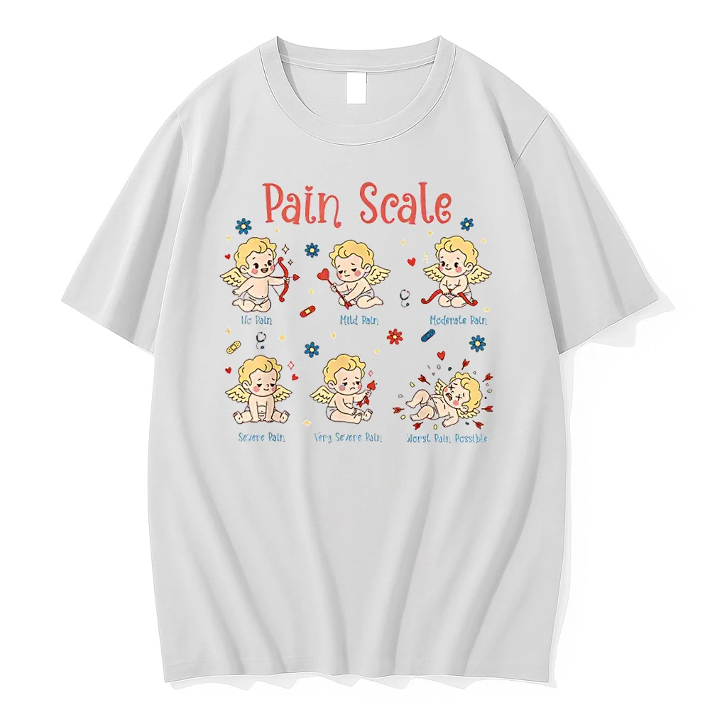 Pain Scale Cupid Nurse Trauma Nurse Icu Nurse Valentine Day Shirts