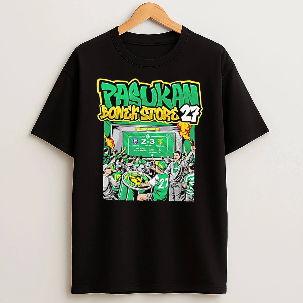 Pasukan Bonek Store 27 Persebaya Surabaya Football Fans Shirts