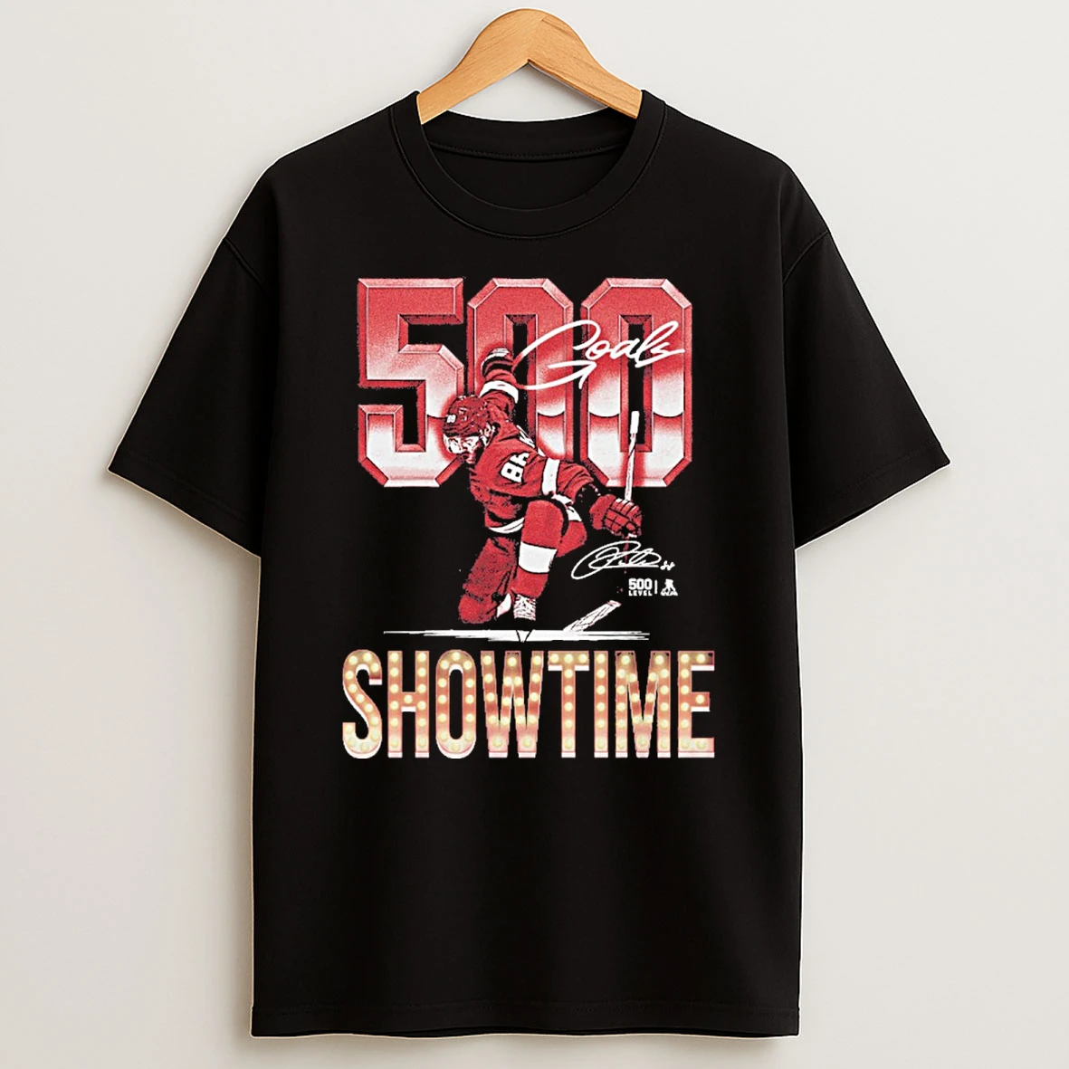Patrick Kane Detroit Red Wings 500 Goals Showtime Signature Shirts