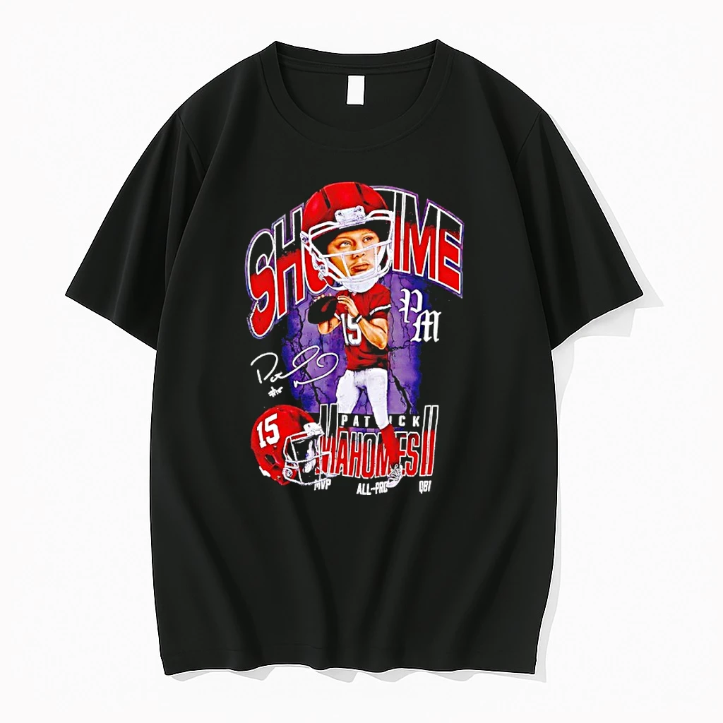 Patrick Mahomes Ii Kansas City Chiefs Showtime Signature Caricature Shirts