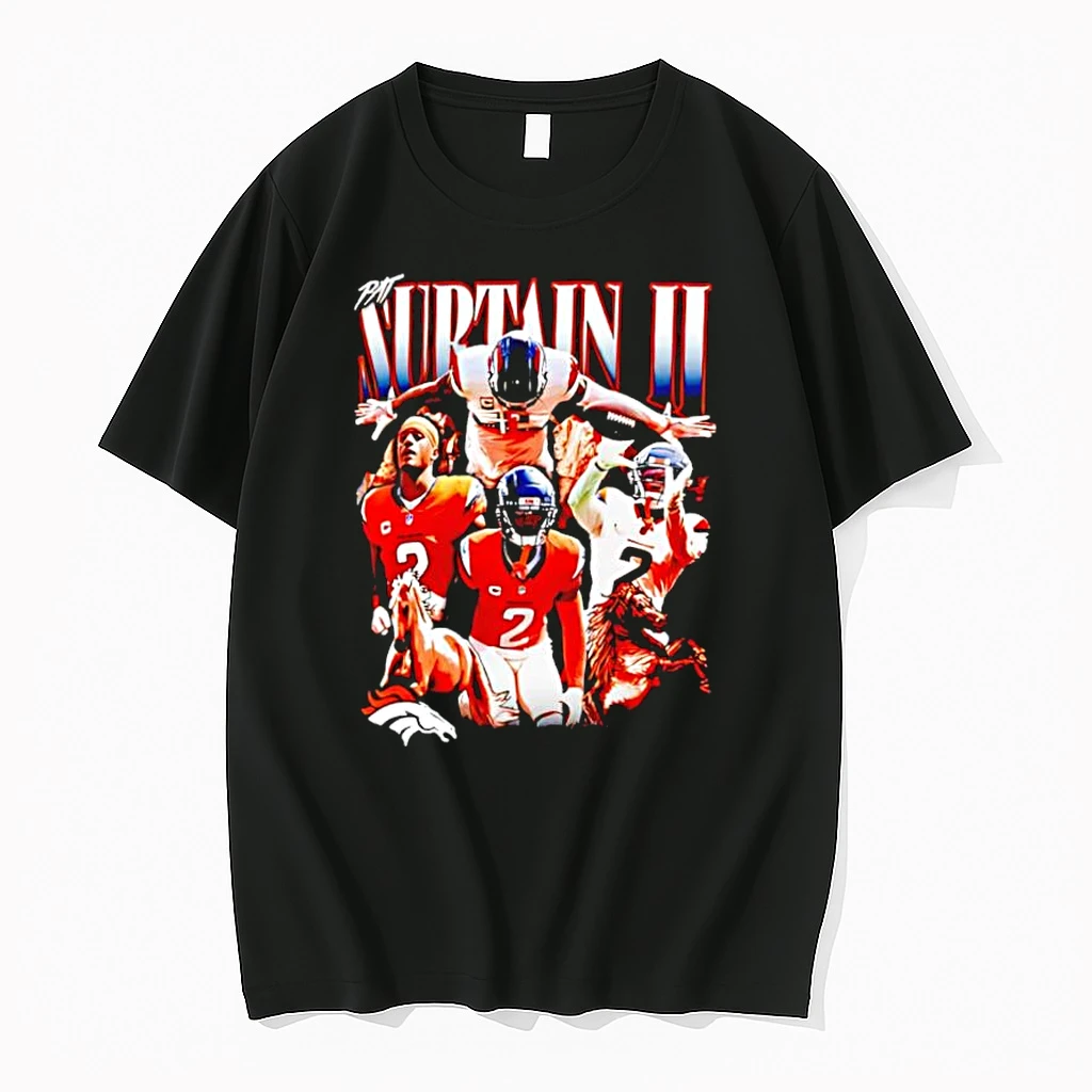 Patrick Surtain Denver Broncos Black Notorious Graphic Shirts