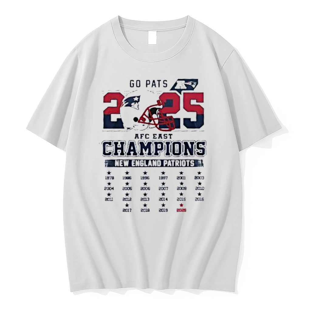 Patriots Go Pats 2026 Sb Lx Afc East Champions Shirts