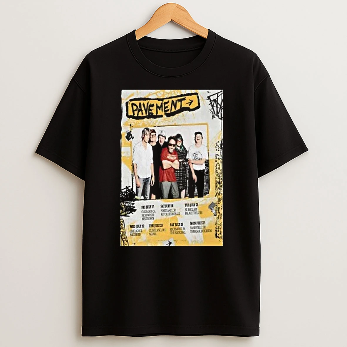 Pavement Us Tour July 2026 Shirts