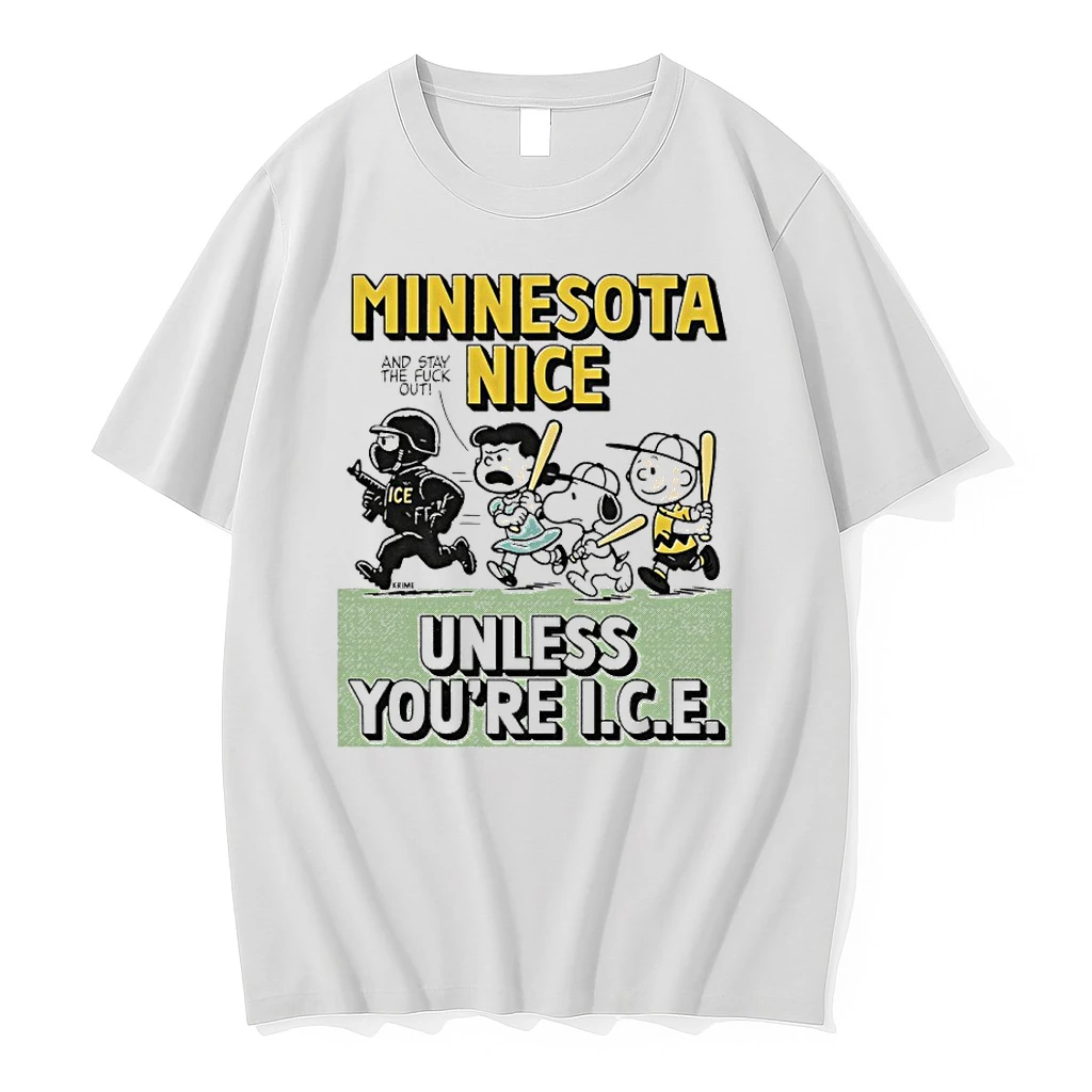 Peanuts Minnesota Nice Unless Youre Ice Shirts